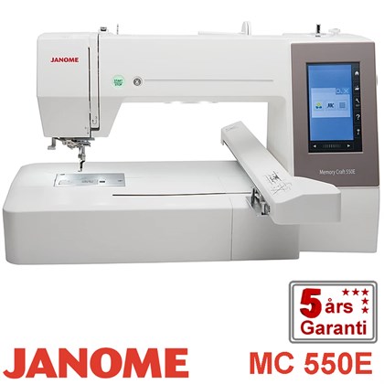 Janome Memory Craft 550E broderimaskine (Bestillingsvare)