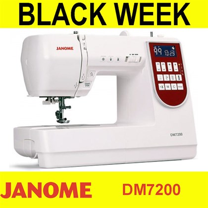 Janome DM7200 symaskine Black Week