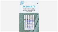 Symaskine-nåle microtex str.60 Schmetz 5 stk.