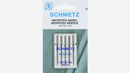 Symaskine-nåle microtex str.90 Schmetz 5 stk.
