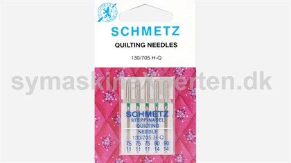 Symaskine-nåle quilt ass.str. Schmetz 5 stk.