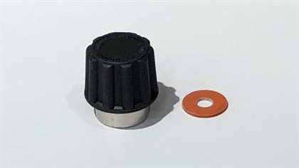 Sikkerhedsventil skruelåg med pakning 1/2 inch