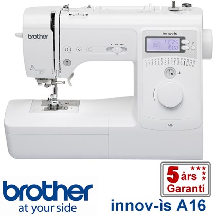 film stemning årsag Brother A16 symaskine er stærk og helt enkel at betjene