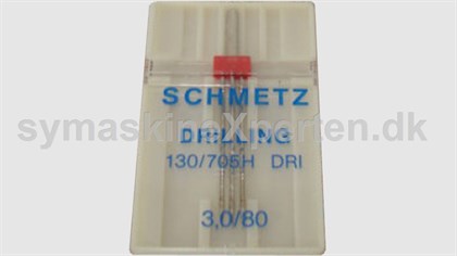 Triple/trilling/drillingnål 3.0/80 Schmetz 1stk.